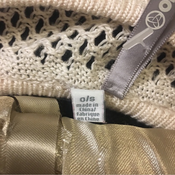 ORB Free to be Sweater Poncho Shrug bohemian Style Size Os - Picture 5 of 6